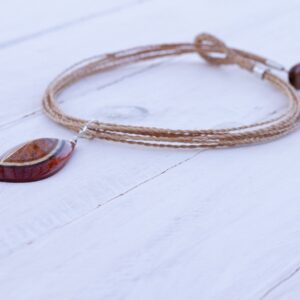 Offbeat Leaf-Wooden Necklace