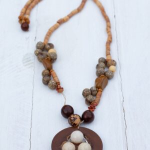 Organic Brown Earth Necklace