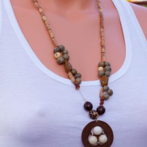 Organic Brown Earth Necklace