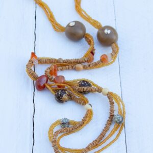 Caramel Summer Long Necklace