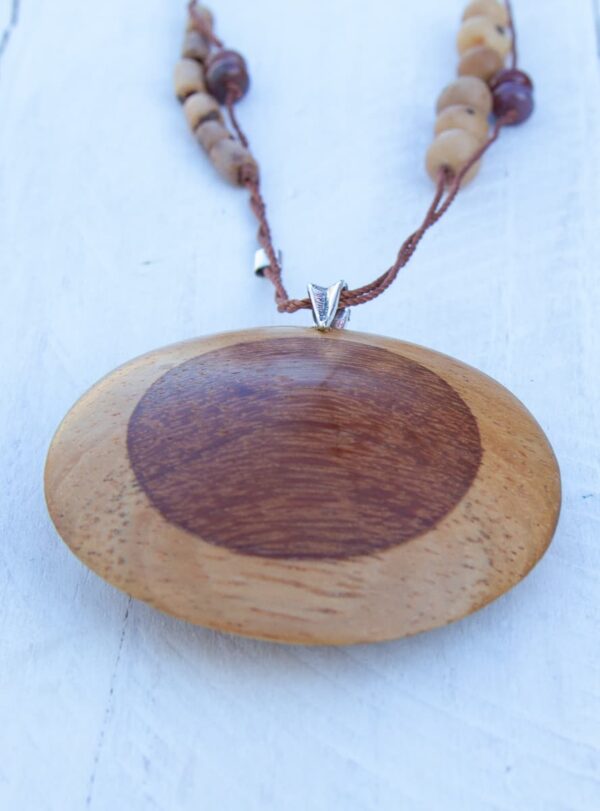 Bohemian Wood Long Necklace