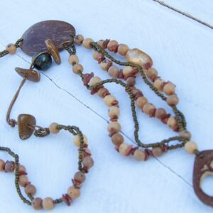 Beauty-Earthy Geometric Necklace